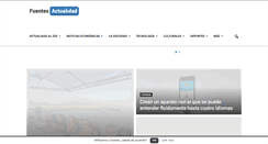 Desktop Screenshot of fuentesactualidad.com